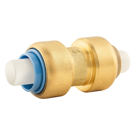 Jones Stephens 1/2in. Polybutylene x 1/2in. PlumBite Push On Transition Coupling C77414LF